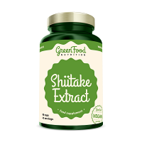 GREENFOOD NUTRITION Shiitake extract 120 kapslí