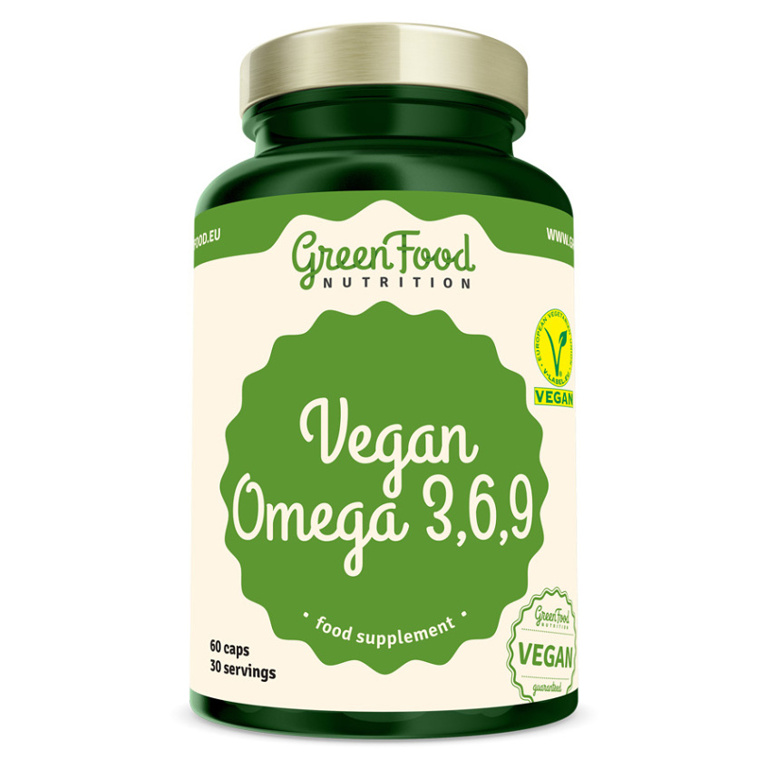 E-shop GREENFOOD NUTRITION Vegan omega 3,6,9 60 kapslí