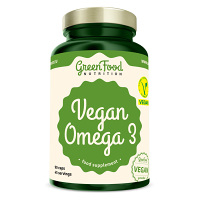GREENFOOD NUTRITION Vegan omega 3 90 kapslí