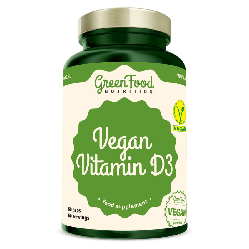 E-shop GREENFOOD NUTRITION Vegan vitamin D3 60 kapslí
