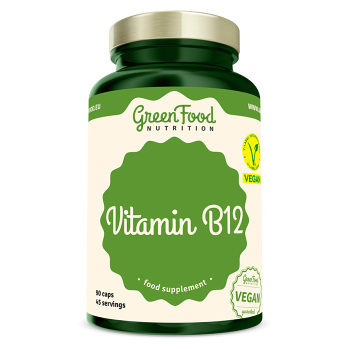 GREENFOOD NUTRITION Vitamin B12 90 kapslí