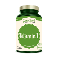 GREENFOOD NUTRITION Vitamin E 120 kapslí