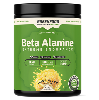 GREENFOOD NUTRITION Performance beta alanin šťavnatý meloun 420 g