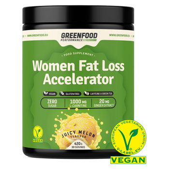 GREENFOOD NUTRITION Performance women fat loss accelerator šťavnatý meloun 420 g