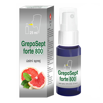 GREPOSEPT Forte 800 ústní sprej 25 ml