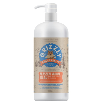 GRIZZLY Salmon oil plus Lososový olej pro psy a kočky 1000 ml (Veterinární doplňky stravy na klouby)