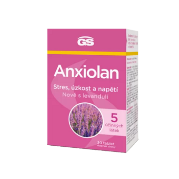 GS Anxiolan s levanduli 30 tablet (Spánek) - Přírodní, Vícesložkové