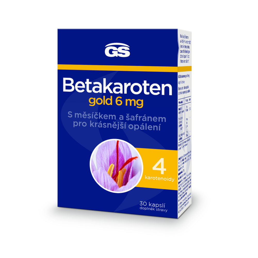 E-shop GS Betakaroten gold 6 mg 30 kapslí