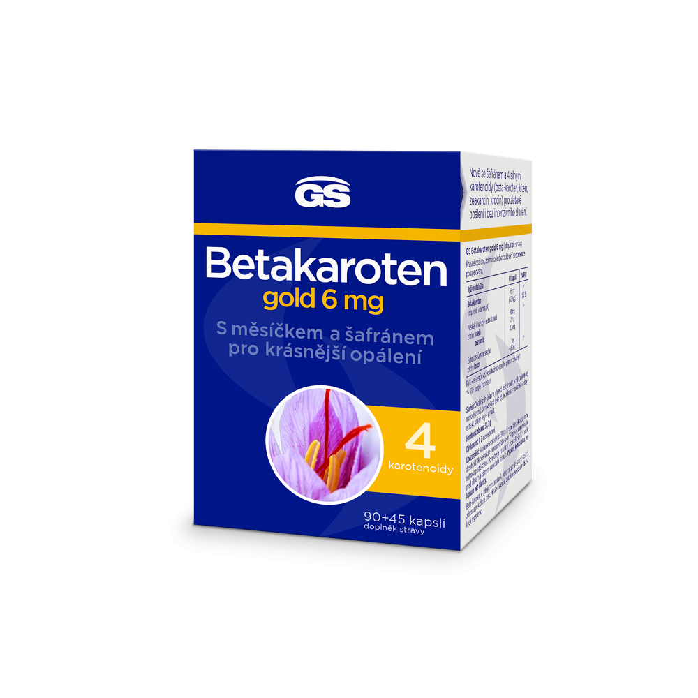 Levně GS Betakaroten gold 6 mg 90 + 45 kapslí