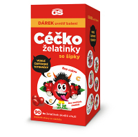 GS Céčko želatinky se šípky 90 kusů + DÁREK čertovské tetovačky