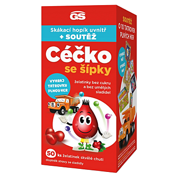 GS Céčko želatinky bez cukru 50 kusů NAVÍC (Vitamíny na imunitu) - Vícesložkové