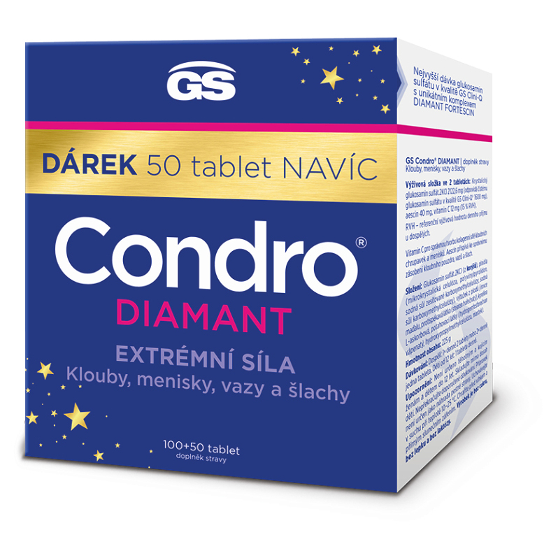 GS Condro DIAMANT 100 + 50 tablet NAVÍC