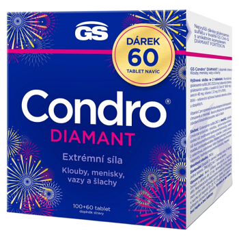 GS Condro DIAMANT 100 + 60 tablet NAVÍC (Na klouby) - Vícesložkové