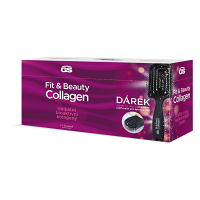 GS Dárkové balení Fit & beauty collagen DUOPACK 50 + 50 kapslí + DÁREK kartáč na vlasy