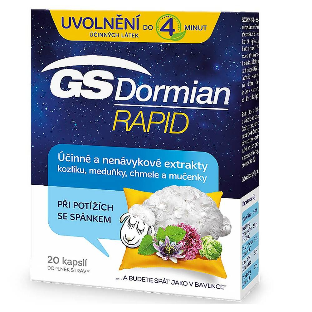 Levně GS Dormian Rapid 20 kapslí