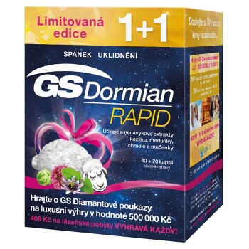 GS Dormian Rapid 40+20 kapslí dárek