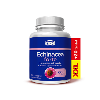 GS Echinacea forte 600 mg XXL 90 + 20 tablet (Echinacea) - Vícesložkové