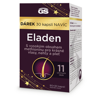 GS Eladen 90 + 30 kapslí NAVÍC (Vitamíny na vlasy) - Vícesložkové