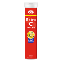 GS Extra C 500 mg citron 20 + 5 šumivých tablet