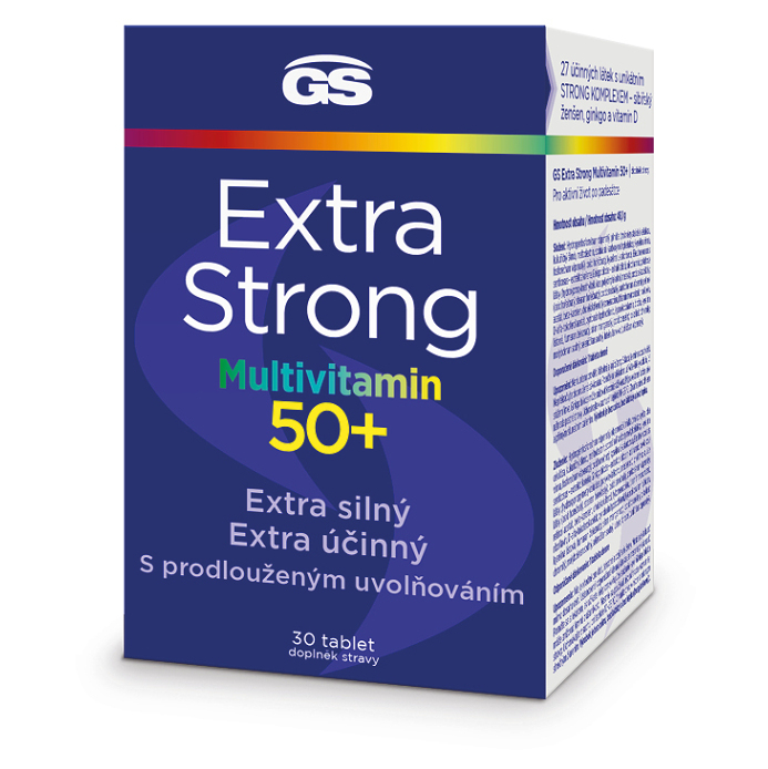 Levně GS Extra strong multivitam 50+ 30 tablet