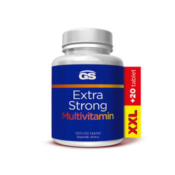 GS Extra strong Multivitamin XXL 120 + 20 (Vitamíny na imunitu) - Vícesložkové, Postupné uvolňování