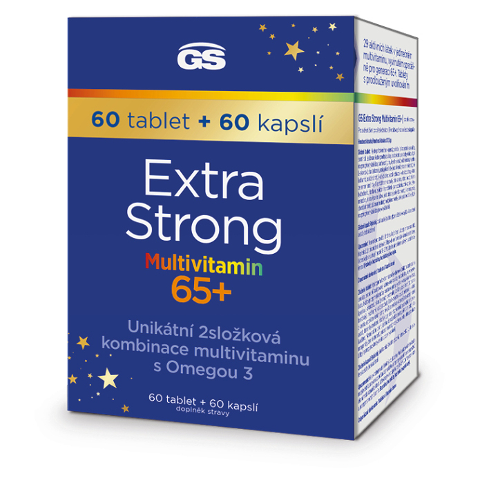 E-shop GS Extra strong multivitamin 65+ 60 tablet + 60 kapslí