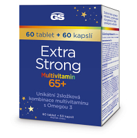 GS Extra strong multivitamin 65+ 60 tablet + 60 kapslí