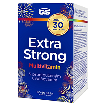 GS Extra Strong Multivitamin 90+30 tablet NAVÍC (Vitamíny na imunitu) - Vícesložkové, Postupné uvolňování