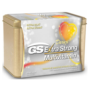 GS Extra Strong Multivitamin v plechové dóze 60+60 tablet