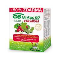 GS Ginkgo 60 Premium 40 + 20 tablet ZDARMA
