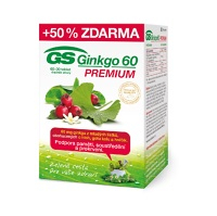 GS Ginkgo 60 Premium 60 + 30 tablet ZDARMA