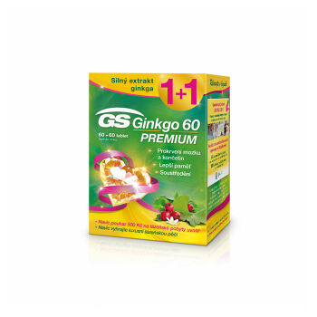 GS Ginkgo 60 Premium 60+60 tablet dárek 2018