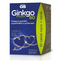 GS Ginkgo 60 premium 60 + 30 tablet DÁRKOVÉ balení 2022
