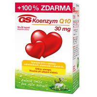 GS Koenzym Q10 30 mg 30 + 30 kapslí ZDARMA
