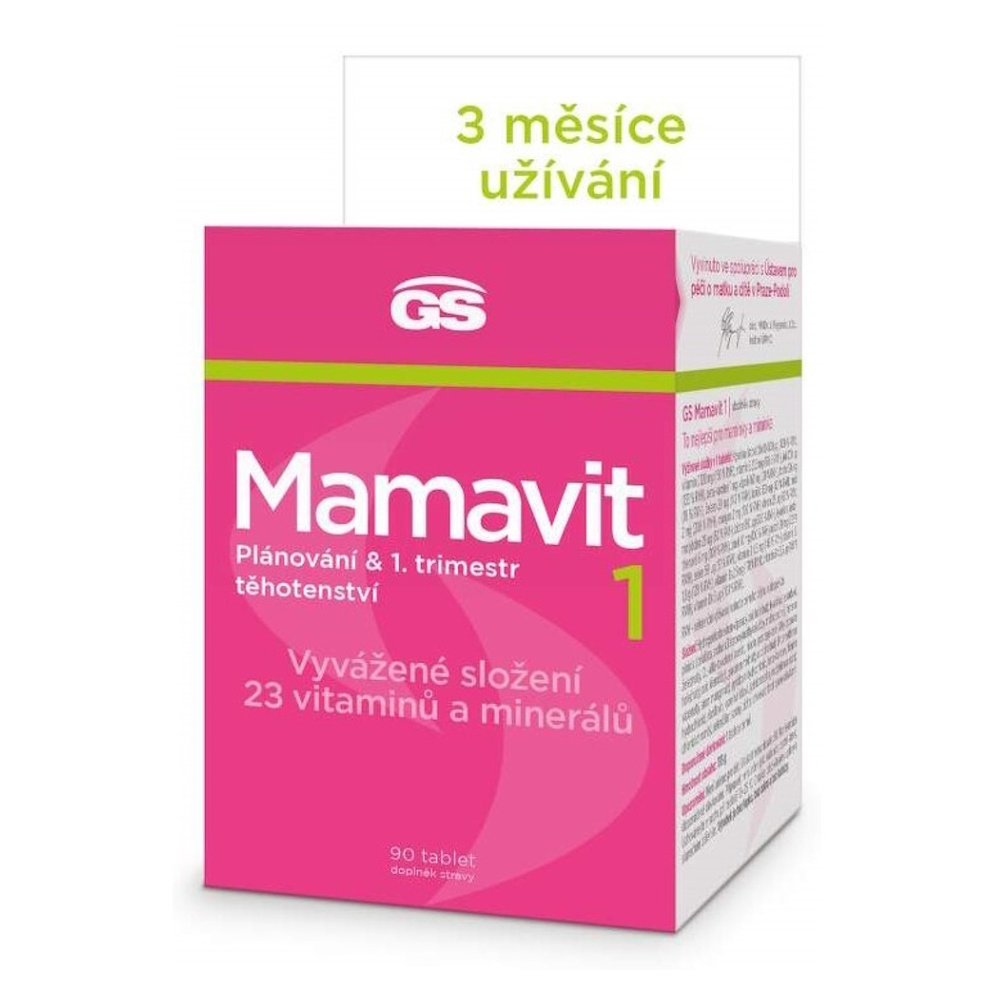 E-shop GS Mamavit 1 Plánování a 1.trimestr 90 tablet