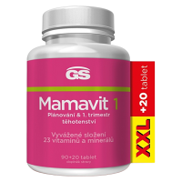 GS Mamavit 1 Plánování a 1 trimestr XXL 90 + 20 tablet