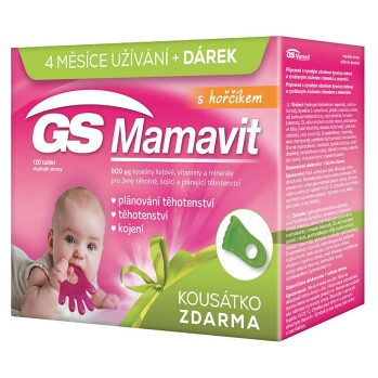 GS Mamavit 120 tablet + dárek kousátko ZDARMA