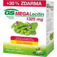 GS MEGA Lecitin 1325 mg 100+30 kapslí GS MEGA Lecitin 1325 mg 100+30 kapslí