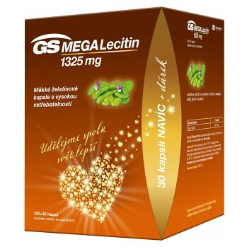 GS Megalecitin 1325 mg 100 + 30 kapslí ZDARMA