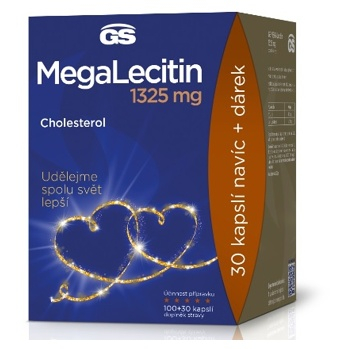GS Megalecitin 1325 mg 100 + 30 kapslí DÁRKOVÉ balení 2022