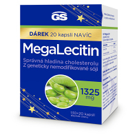 GS MegaLecitin 130 + 20 kapslí NAVÍC