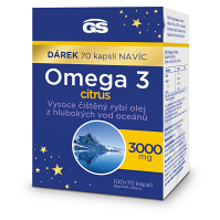 GS Omega 3 citrus 100 + 70 kapslí NAVÍC