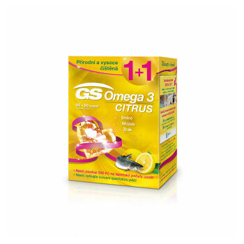 GS Omega 3 Citrus 90+90 kapslí dárek 2018