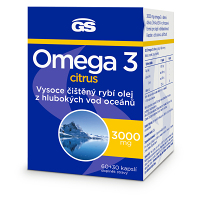 GS Omega 3 citrus 3000 mg 60 + 30 kapslí