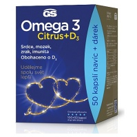 GS Omega 3 Citrus + D 100 + 50 kapslí DÁRKOVÉ balení 2022