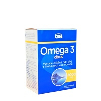 GS Omega 3 citrus 3000 mg 100 + 50 kapslí ZDARMA
