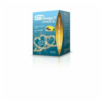 GS Omega 3 Citrus s vitamínem D 100+50 kapslí EDICE 2020