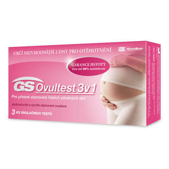 GS Ovultest 3v1 ovulační testy 3 kusy