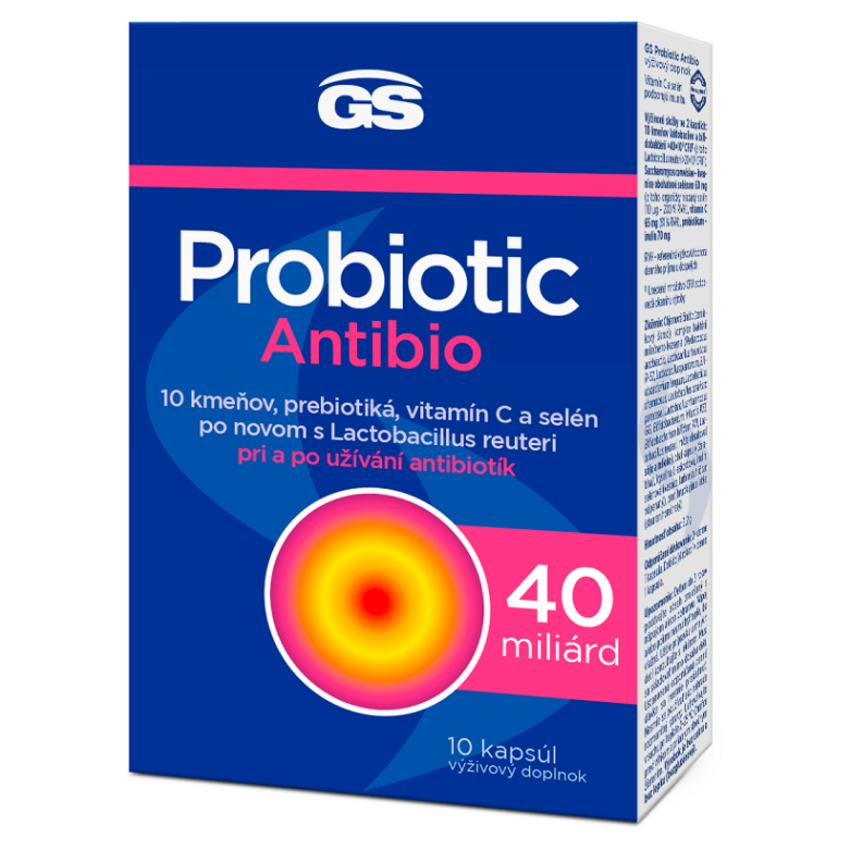 Levně GS Probiotic Antibio 10 kapslí