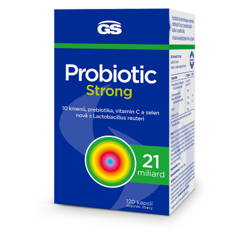 GS Probiotic strong 120 kapslí (Probiotika a laktobacily) - Vícesložkové